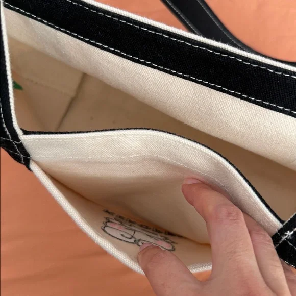 BAGGU x Sanrio Keroppi Canvas Tote Bag – Rare/ Sold Out Collab - Picture 6 of 7